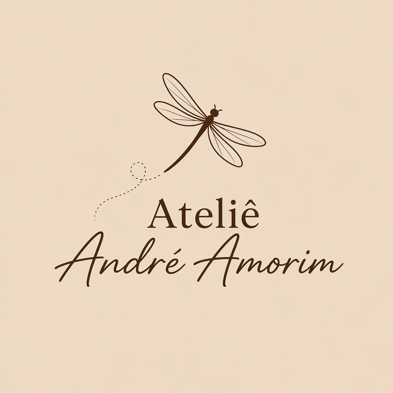Ateliê André Amorim - Logo com libélula